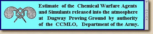 To Chemical Agents Released at Dugway Proving Ground.