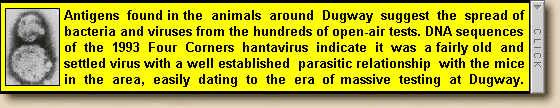To Antigens found in animals around Dugway.